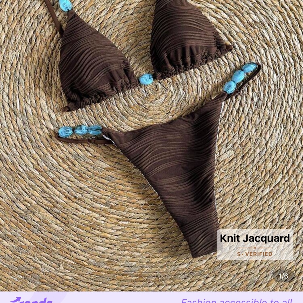 Brown Bikini Set